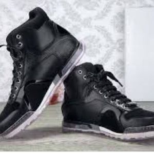 High Top Black Sneakers